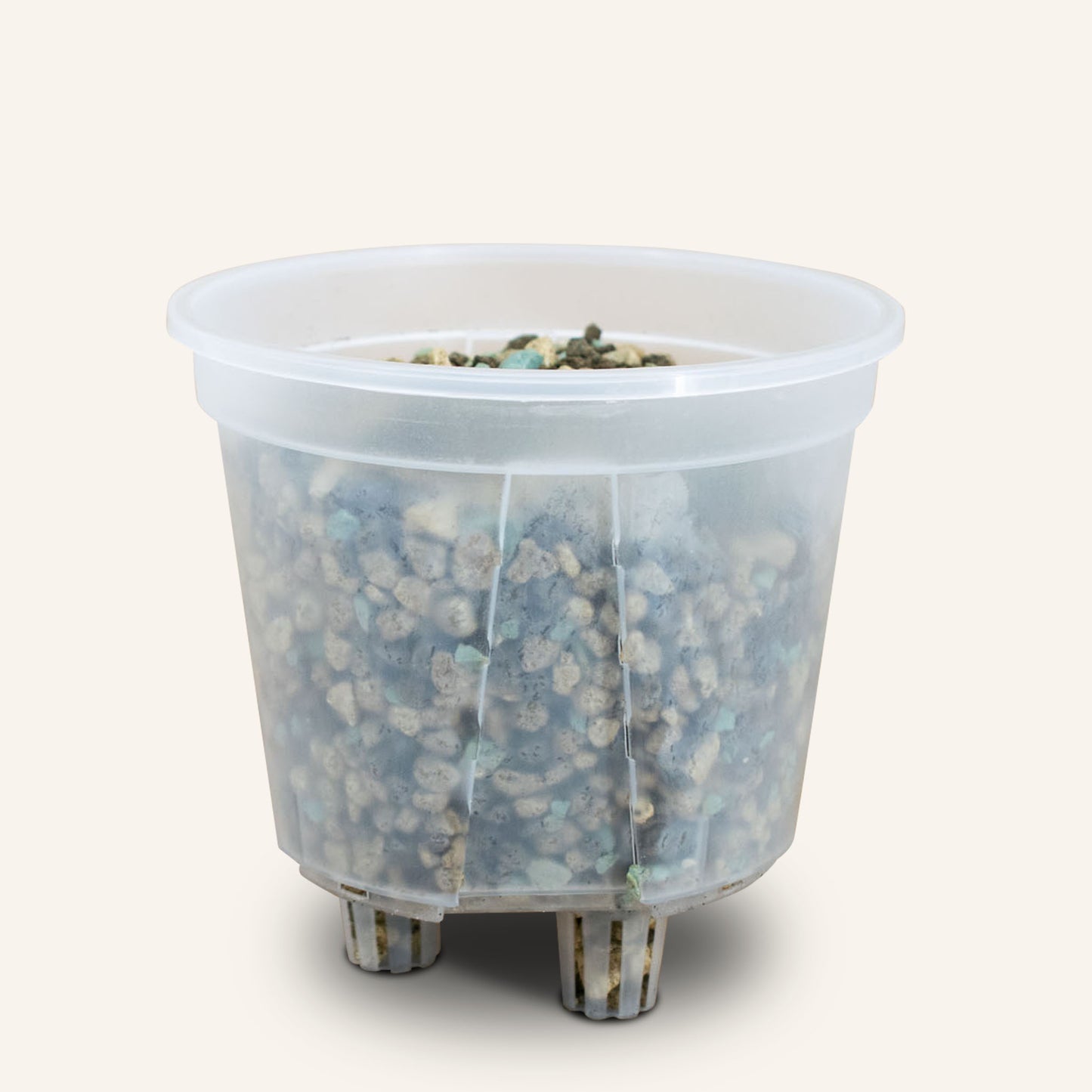 Genomskinliga självbevattnande blomkrukor