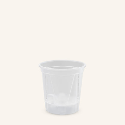 Genomskinliga självbevattnande blomkrukor