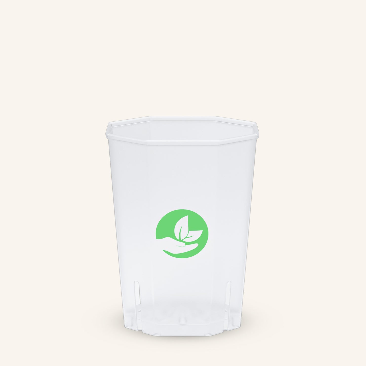 Square Clear Plant Pots