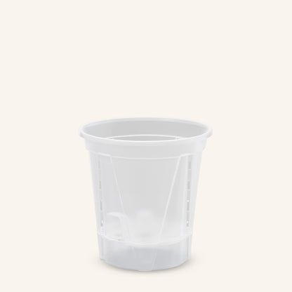 Genomskinliga självbevattnande blomkrukor