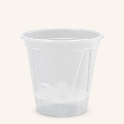 Genomskinliga självbevattnande blomkrukor